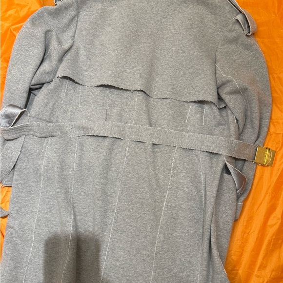 Tom Ford Gray belted Trench Coat for Women - Picture 13 of 16